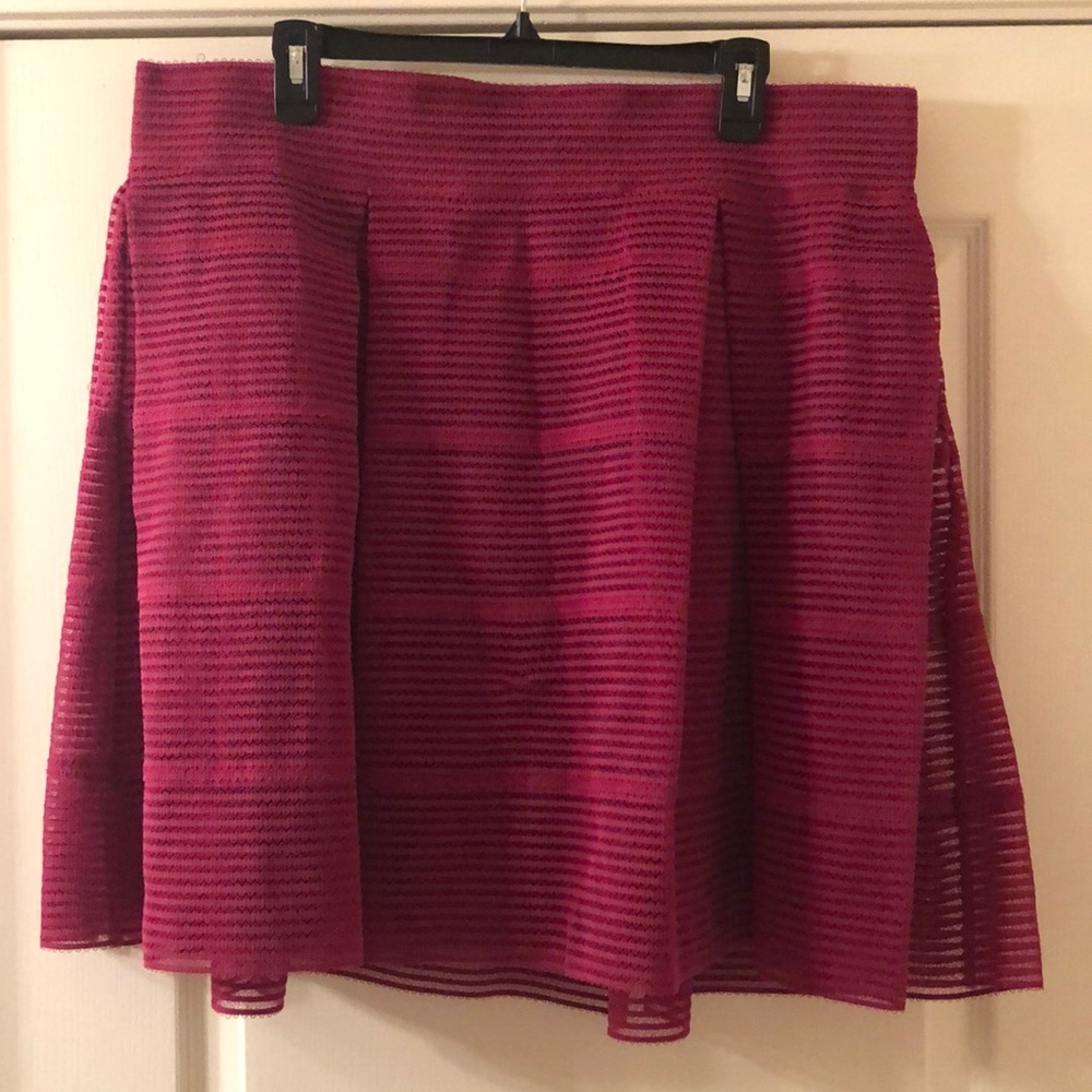 Magenta skirt